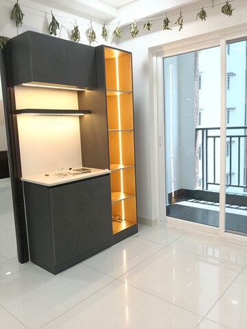 Kitchen in 2.5 BHK Apartment at Aparna Sarovar Zicon, Nallagandla – for Rent