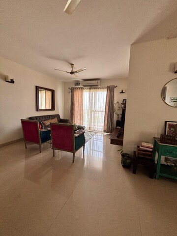 Living Room in 3.5 BHK Apartment at Adarsh Palm Retreat, Marathahalli Orr – for Rent