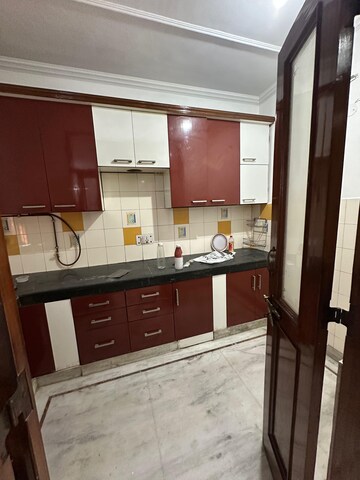 Kitchen in 2 BHK Builder Floor at Malviya Nagar – for Rent