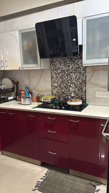 Kitchen in 1 BHK Apartment at Skytech Matrott, Sector 76 – for Rent
