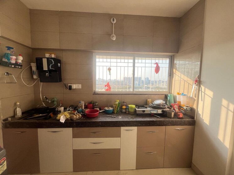 Kitchen, gera-shrishti 1 Bedroom 800 Sq.Ft. Builder Floor In Wagholi Pune 8765831