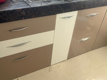 Kitchen in 1 BHK Builder Floor at Gera Shrishti, Wagholi – for Rent