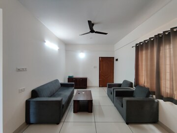 Living Room in 3 BHK Apartment at Vars Parkwood, Bellandur – for Rent