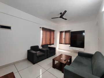 Living Room in 3 BHK Apartment at Vars Parkwood, Bellandur – for Rent