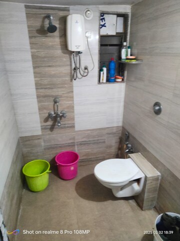 Bathroom in 2 BHK Apartment at Space India Siddhivinayak Garima, Taloja – for Rent