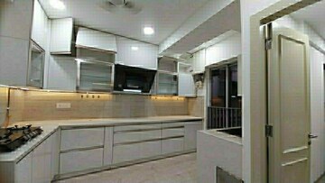 Kitchen in 3 BHK Apartment at AMANN Rashmi Heights, Malad East – for Rent