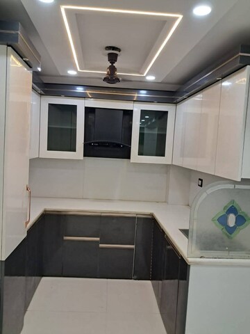 Kitchen in 3.5 BHK Builder Floor at Metroview Apartment, Uttam Nagar – for Sale