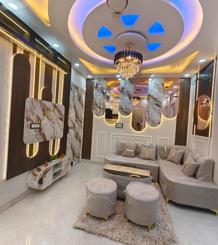 Living Room, uttam nagar 3 Bedroom 75 Sq.Yd. Builder Floor In Uttam Nagar Delhi 8765998