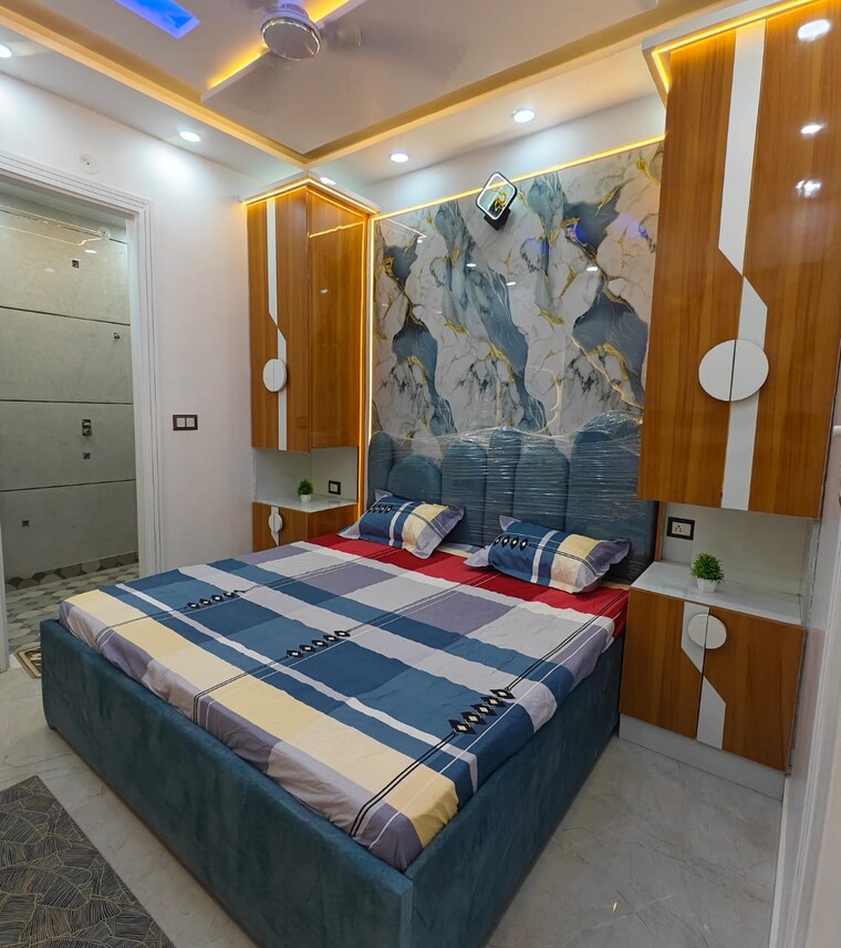 Bedroom, uttam nagar 3 Bedroom 75 Sq.Yd. Builder Floor In Uttam Nagar Delhi 8765998