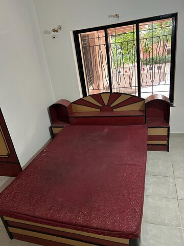 Bedroom in 1 BHK Apartment at Meera Nagar Garden CHS, Koregaon Park – for Rent