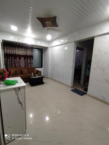 Living Room in 1 BHK Apartment at Rudra Corner, Ulwe – for Rent