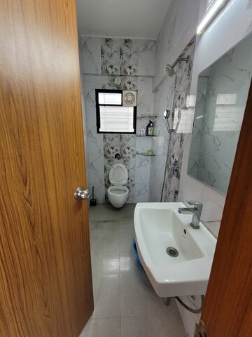 Bathroom in 2 BHK Apartment at Rohan Ishan, Bavdhan – for Rent