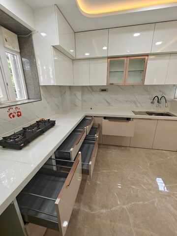 Kitchen in 3 BHK Apartment at Prathamesh Park Baner, Baner – for Rent