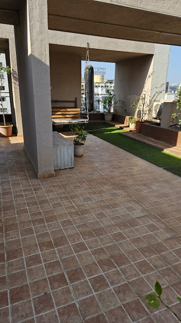Balcony in 3 BHK Apartment at Vasudha Parnika, Balewadi – for Rent