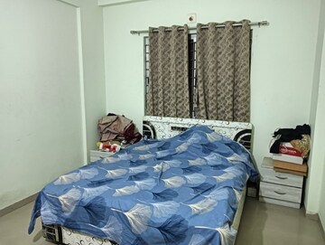 Bedroom in 2 BHK Apartment at Akshar Paradise, Jalaram Nagar – for Sale