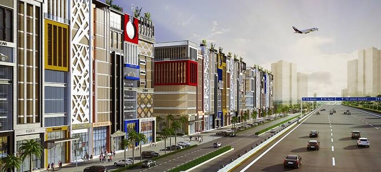 Exterior View, gaur-yamuna-city Commercial Land 93 Sq.Yd. In Gaur Yamuna City Greater Noida 8766257