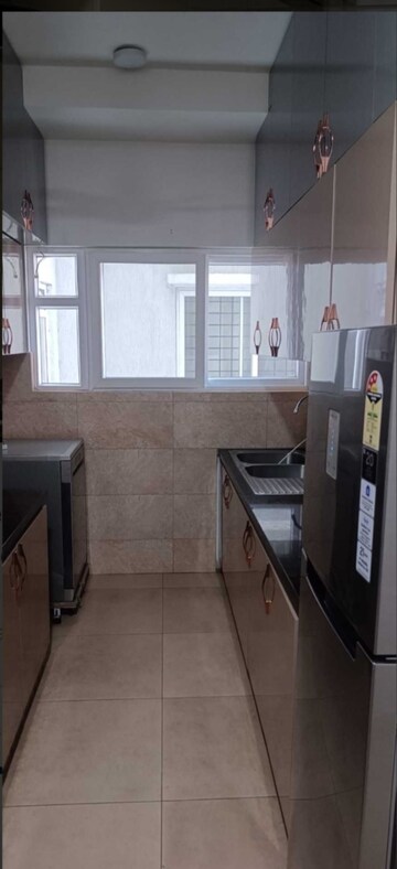 Kitchen in 2.5 BHK Apartment at Prestige High Fields, Gachibowli – for Rent