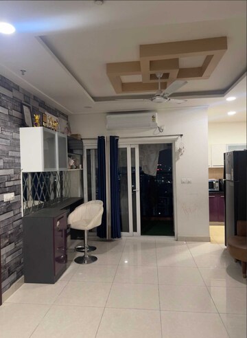 Living Room in 2.5 BHK Apartment at Prestige High Fields, Gachibowli – for Rent