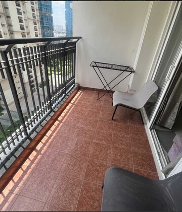 Balcony in 2.5 BHK Apartment at Prestige High Fields, Gachibowli – for Rent