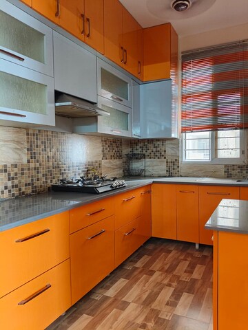 Kitchen in 2 BHK Apartment at Jaipuria Sunrise Greens, Ahinsa Khand 1 – for Rent