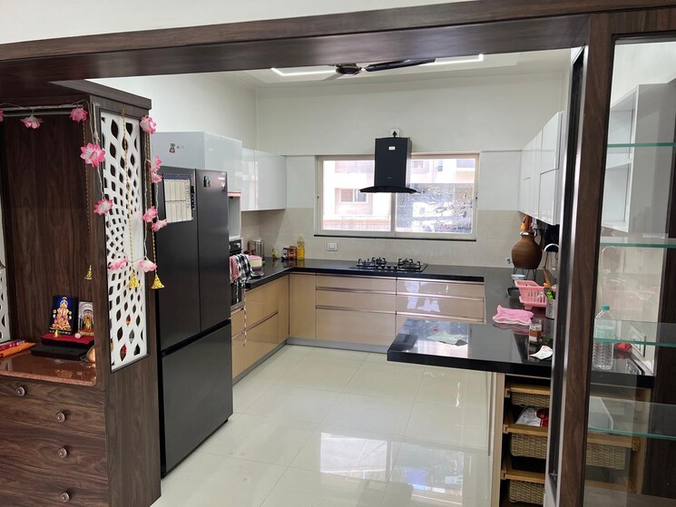 Kitchen, nandan-prospera-gold 3 Bedroom 1650 Sq.Ft. Apartment In Balewadi Pune 8766396