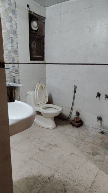 Bathroom in 2 BHK Builder Floor at Hargobind Enclave – for Rent