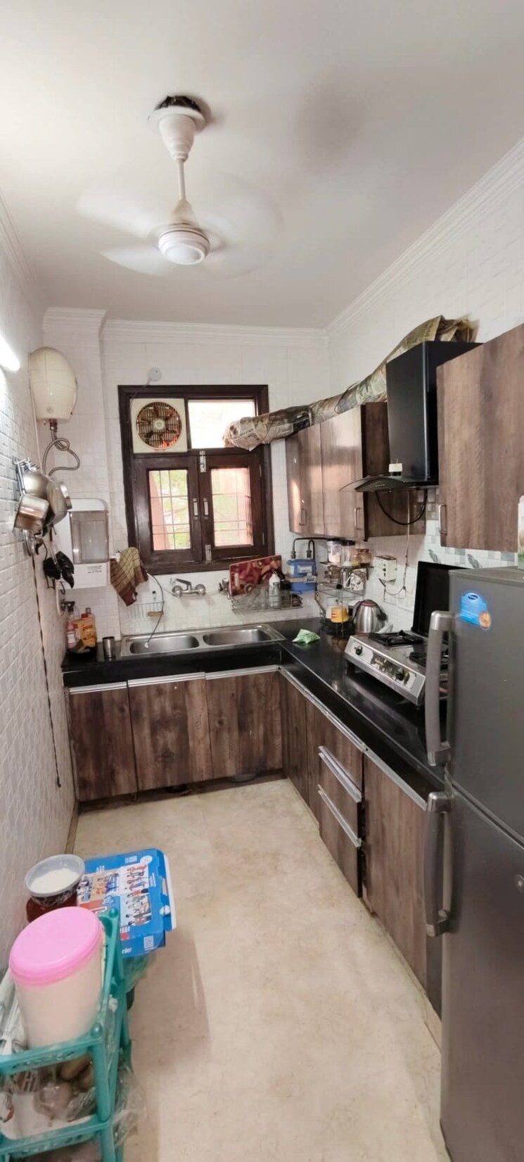 Kitchen, sa-homes-i 2 Bedroom 650 Sq.Ft. Builder Floor In Uttam Nagar Delhi 8766435
