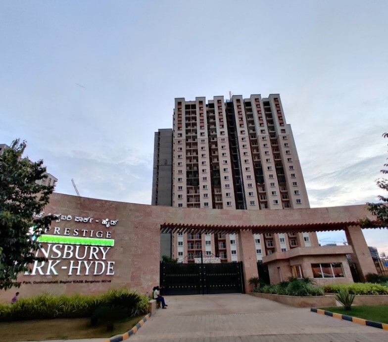 2 BHK Apartment For Rent in Prestige Finsbury Park Hyde