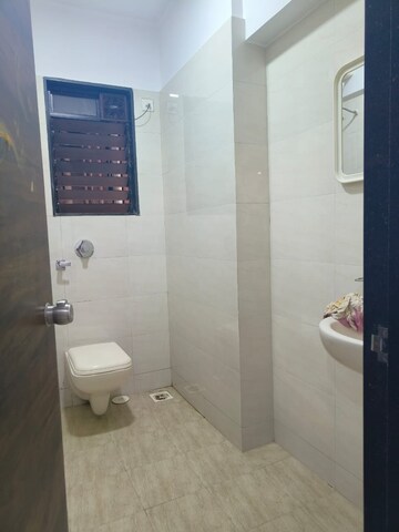 Bathroom in 2 BHK Apartment at Riverdale Tower, Andheri East – for Rent