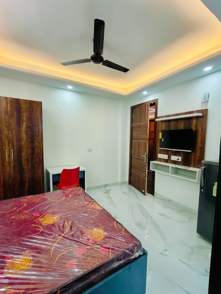 Bedroom, sushant lok i 1 RK 535 Sq.Ft. Builder Floor In Sushant Lok I Gurgaon 8766469