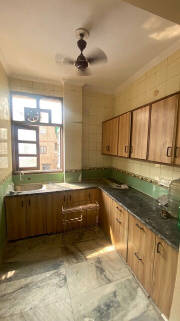 Kitchen in 4 BHK Builder Floor at West Patel Nagar – for Rent