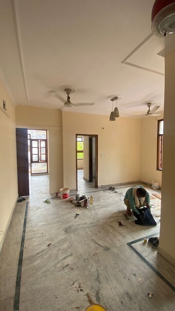 Living Room in 4 BHK Builder Floor at West Patel Nagar – for Rent