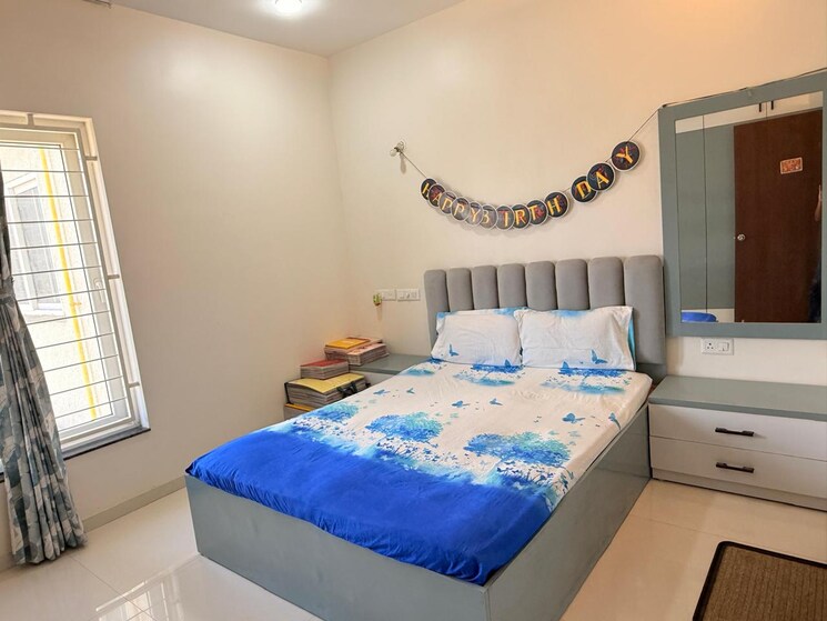 Bedroom, ganga-legend 3 Bedroom 1500 Sq.Ft. Apartment In Bavdhan Pune 8766749