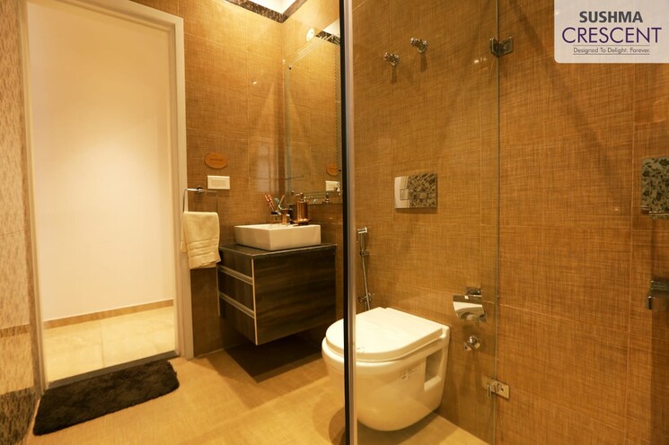 Master Bedroom, sushma-crescent 3 Bedroom 1705 Sq.Ft. Apartment In Dhakoli Zirakpur 8766771