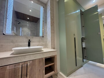 Bathroom in 4 BHK Apartment at Anand Niketan – for Rent