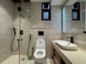 Attached Bathroom in 4 BHK Apartment at Anand Niketan – for Rent