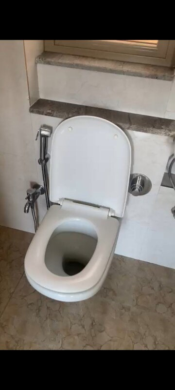 Bathroom in 1 BHK Apartment at Sheth Vasant Oasis, Andheri East – for Rent