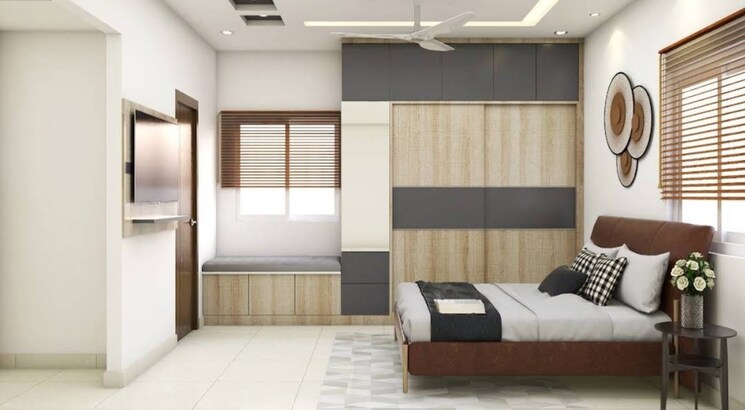 Kitchen, my-home-krishe 3 Bedroom 1835 Sq.Ft. Apartment In Financial District Hyderabad 8766889