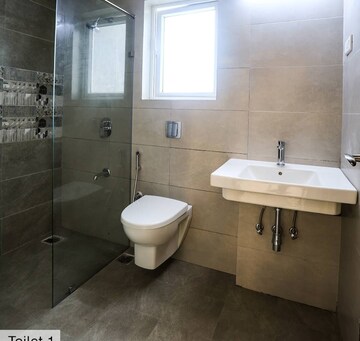 Bathroom in 3 BHK Apartment at My Home Krishe, Financial District – for Rent