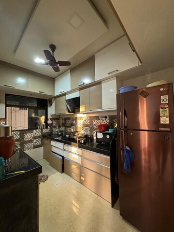 Kitchen in 2 BHK Apartment at Keshav Kunj III, Sanpada – for Rent