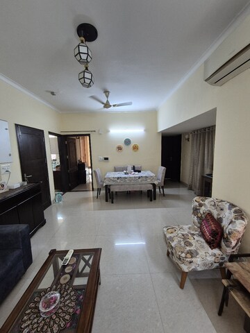 Living Room in 3 BHK Builder Floor at Ansal API Esencia, Sector 67 – for Rent