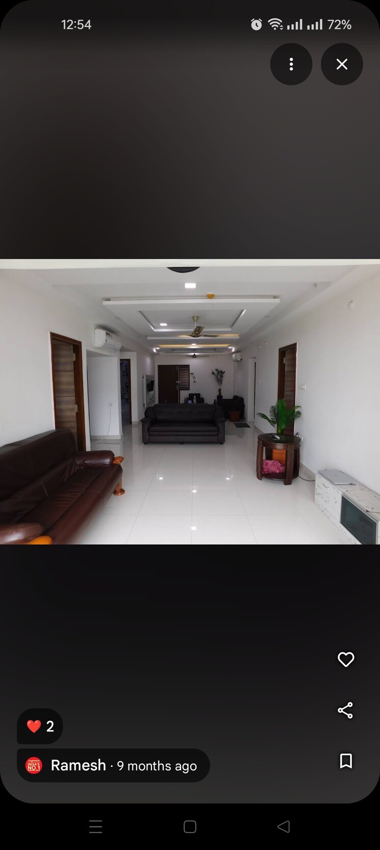 Living Room, my-home-avatar 3 Bedroom 1834 Sq.Ft. Apartment In Gachibowli Hyderabad 8767085