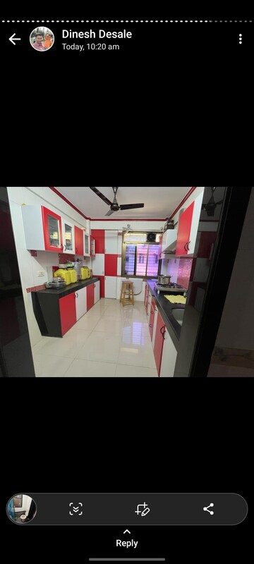 Kitchen in 1 BHK Apartment at Kashish Park Tower B, Lal Bahadur Shastri Road – for Rent