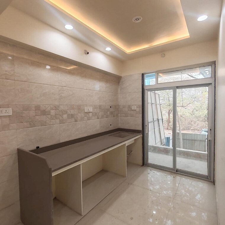 Kitchen, aaiji-galaxy 2 Bedroom 548 Sq.Ft. Apartment In Kundevahal Village Navi Mumbai 8767377