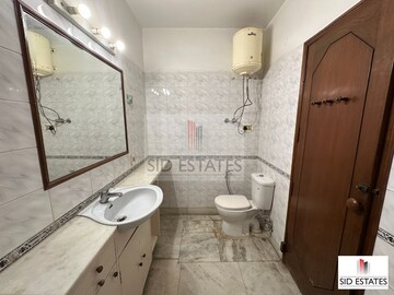 Bathroom in 4 BHK Builder Floor at Sarvapriya Vihar – for Rent
