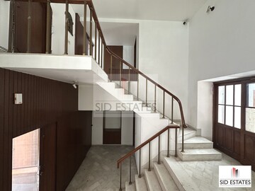 Staircase in 4 BHK Builder Floor at Sarvapriya Vihar – for Rent