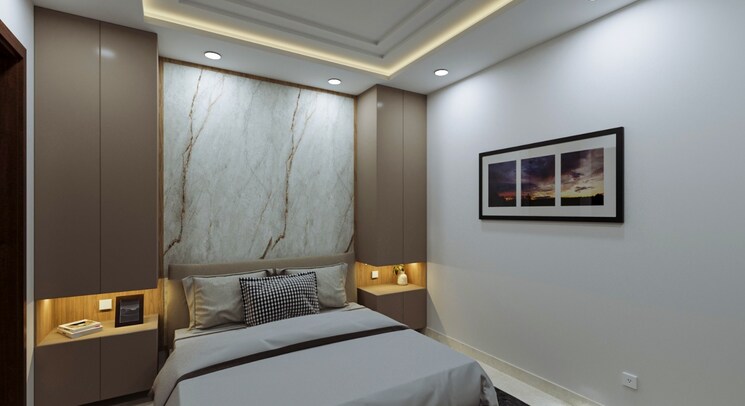 Bedroom, bptp-district 3 Bedroom 1350 Sq.Ft. Builder Floor In Sector 81 Faridabad 8767514