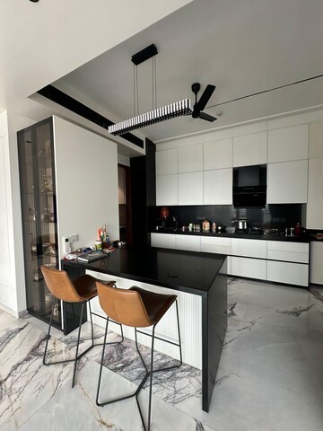 Kitchen in 3 BHK Apartment at Lodha World View, Worli – for Rent