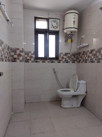 Bathroom in 3 BHK Builder Floor at Chattarpur – for Rent