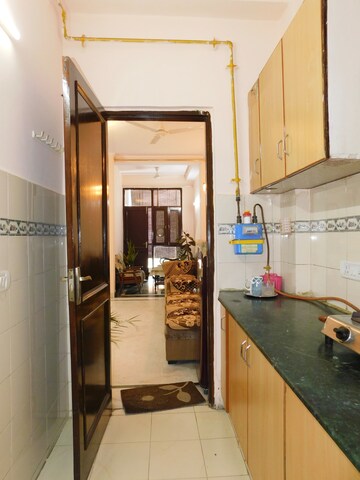 Kitchen in 2 BHK Builder Floor at Malviya Nagar – for Rent